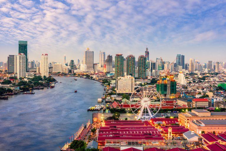 Bangkok cityscape with the best areas to stay in Bangkok with family