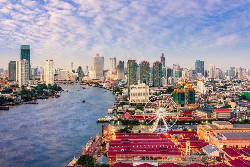 Bangkok cityscape with the best areas to stay in Bangkok with family