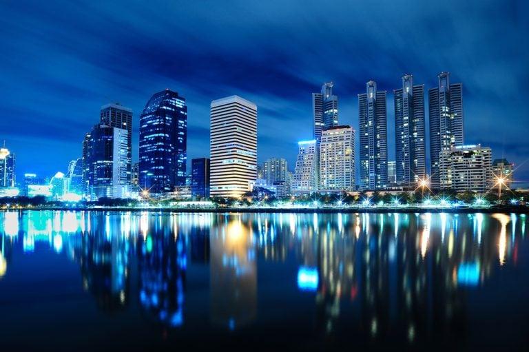 Lake view of Khlong Toei, the district where Queen Sirikit National Convention Center is located.